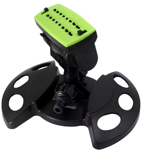 Rasensprenger für kleine Flächen - Viereckregner mit 16 Düsen, für präzise Gartenbewässerung und Rasenpflege - Sprinkler für den Garten