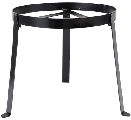 Fdit Trépied de Camping Pliable, Support Professionnel pour Feu de Camp avec Pieds Pliables, Design Robuste et Robuste, pour Fours Hollandais, Casseroles, Poêles, Barbecue,