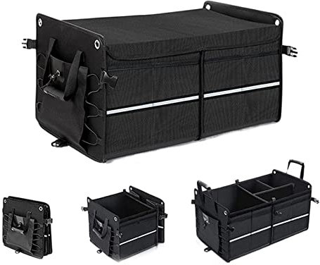 Boîte de Rangement de Voiture, Organisateur de Coffre de Voiture, coffres pour Le Rangement d'accessoires de Voiture, Rangement de Gadgets de Coffre de Voiture,