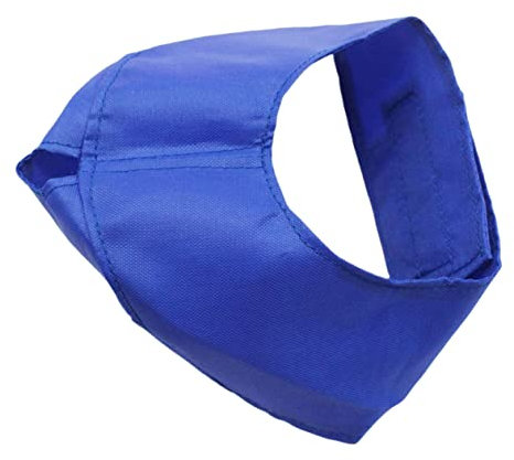 SEWOART Katzenaugenmaske Anti Biss Augenklappe Aus Langlebigem Material Blau Größe s Atmungsaktiv Mit Klebestreifen Kosmetische Augenbinde Für Katzen Unter 2,5 Kg