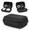 Catime Digitalkamera Tasche 16x12x6cm, Schwarz Tasche für Bluetooth Beschriftungsgerät, Kabel Etui für Accessories Handy Ladekabel Powerbank USB Sticks, Kabelorganizer und Kopfhörer Aufbewahrungsbox