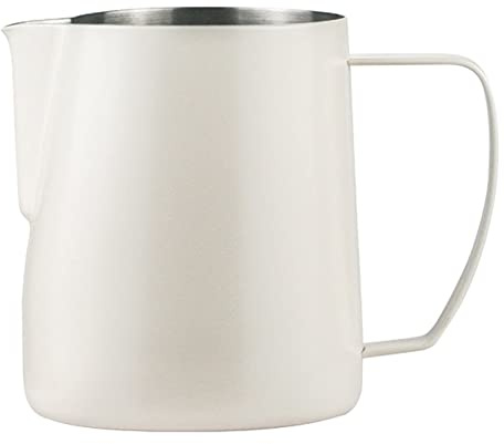 Jarras medidoras de acero inoxidable de 700 ml para baristas que hacen café con leche, capuchinos, máquinas de café expreso