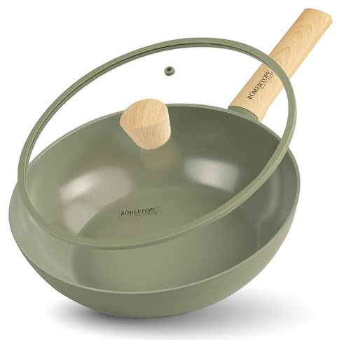 Romertopf Wok 28 cm with Lid