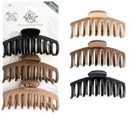 So Eco Essential Claw Clips - 3 Pack