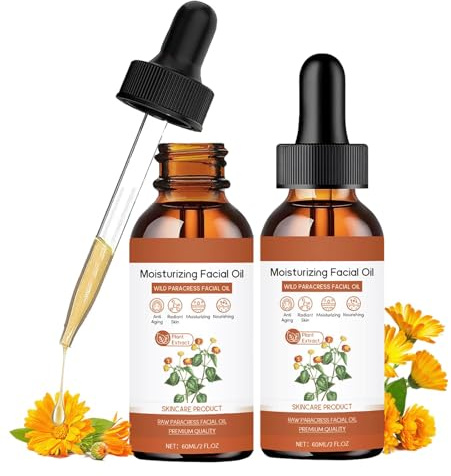 Paracress Facial Oil, Parakresse-Gesichts-Öl mit Spilanthes Acmella Oleracea Blume & MCT-Öl, Organisch Parakresse Öl, Fördern Sie die Hauterneuerung, Anti-Falten- und Anti-Aging-Wirkung (2)