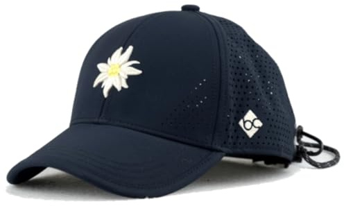 Bavarian Caps Edelweiß Outdoor V2 Dunkelblau Curved