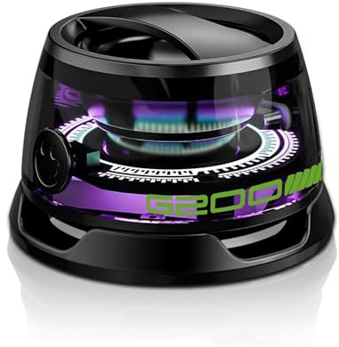 G200 Mini Magnetischer Bluetooth-Lautsprecher mit LED-Lichtern, tragbarer kabelloser Telefonständer, Gaming-Lautsprecher mit magnetischer Adsorption, Metalloberflächen für MagSafe Reisen, Weihnachten