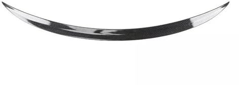 SQOFJDF Auto Heckflügel Für Mercedes Für Benz C-klasse W205 W206 C43 C63 2015-2024 Limousine 4 Tür ABS Hinten Stamm Spoiler Flügel Auto Zubehör Heckspoiler(Kohlenstoff-Look)