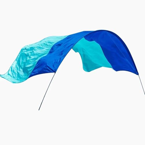 Portable Beach Umbrella. Easy to Install, 3 * 5M Pop-Up Beach Sunshade Tent Canopy with Aluminum Poles, Best Awning, Backyard, Park and Desert