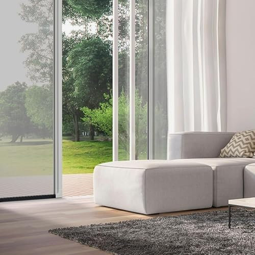 Zanzariera NEW JOLLY su Misura - Cassonetto Compatto da 40mm, Rete in Fibra di Vetro, Guida Bassa 4mm - Senza Barriere, Reversibile, Made in Italy - Ideale per Porte e Finestre