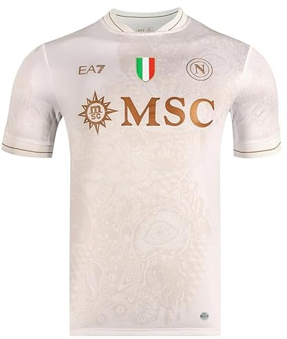 SSC NAPOLI Maglia Gara Away Authentic 2025/2026, Prodotto Ufficiale, Taglia L