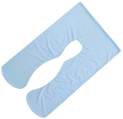 DECORNIJIA Almohada Lumbar Embarazo Soporte De Dormir para Espalda Abdomen y Piernas Almohada De Maternidad Forma Uso Cama o Sofá