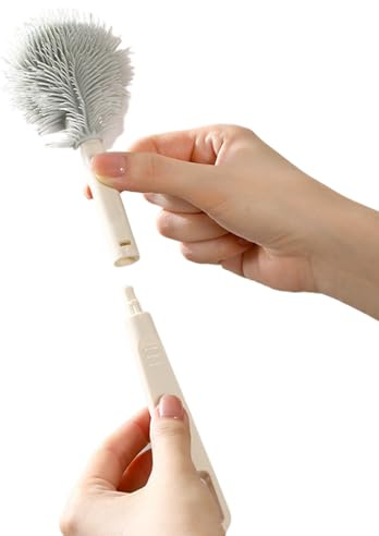 Water Bottle Brush, Bottle Washer Brush with Long Handle, 360 Cleaning Scrubber Long Handle For Narrow Neck Washing Cup Flask Tumbler Wine Decanter Home Kitchen Travel Camping