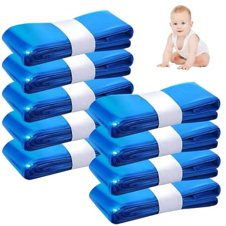9 Pièces Recharge Poubelle a Couche, Sac Poubelle Couche Grande Capacité l'environnement, Excellente Résistance Anti-odeur Compatible avec Tous les Types de Recharges