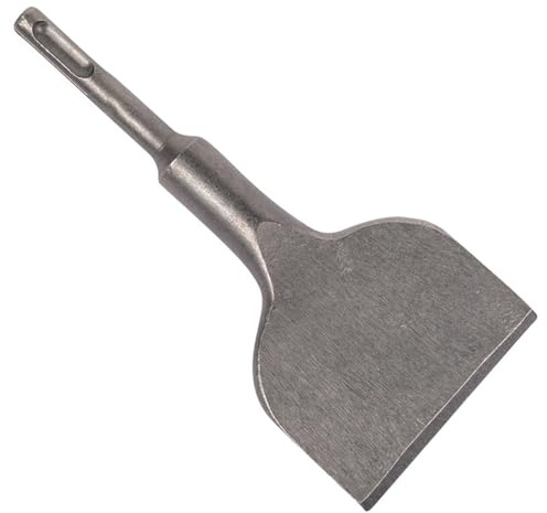 ATEK SDS-Plus Tile Chisel, 165mm x 75mm Angled Bent Tile Removal Chisel