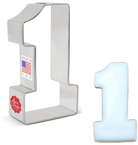 Number One / #1 Premium Cookie Cutter 8.3 cm, Made by Ann Clark