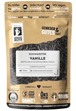 Bremer Gewürzhandel Vanilletee, lose, schwarzer Tee mit natürlicher Bourbon Vanille, ohne künstliche Zusatzstoffe, 100g