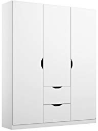 Rauch Möbel ALVARA, Kleiderschrank, Farbe Weiß, Breite 136 cm
