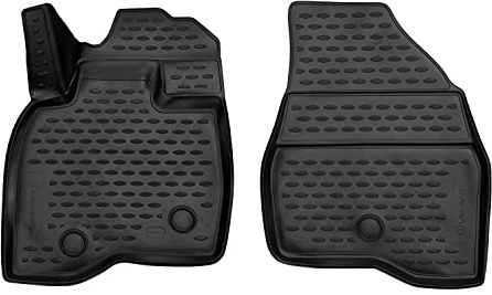 Element 3D Gummimatten Set passend für Ford Explorer | 2015-> | Vorne | 100% passgenaue Auto Fußmatten, robuste Universal Fußmatte Auto, Gummimatten Auto