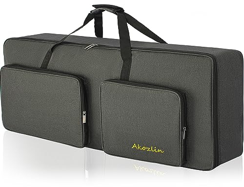 AKOZLIN Tastaturtasche, tragbar, gepolstert, Tastaturtasche