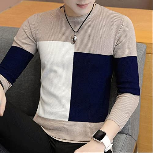 Chaud Chandails O-cou Laine Chandail Hommes Marque Tricots Pull En Cachemire Hommes (Color : A Size : XX-Large code) (A Large code)