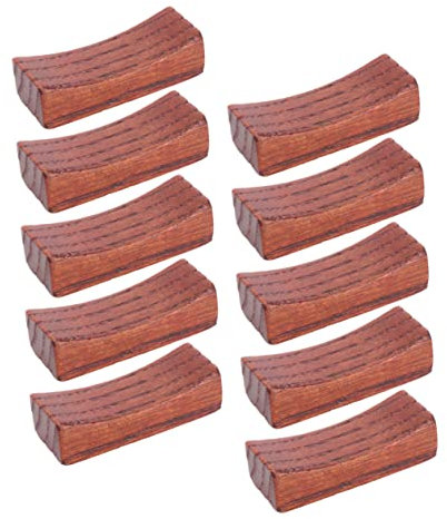 CIYODO 10pcs Wooden Chopstick Rest Cutlery Stand Wooden Chopstick Holder for Kitchen