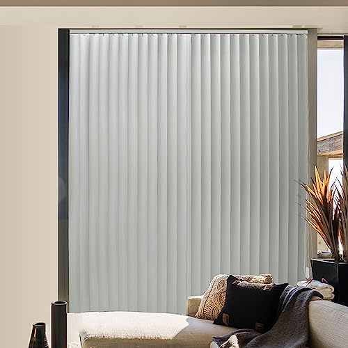 Sh000ad Vertikal Lamellenvorhang,Jalousie Aluminium,Vertikaljalousie für Innen,Sonnenschutz Schiebevorhang Streifenvorhang,Verdunkelung Jalousien für Zuhause Büro,Anpassbar (150x160cm(WxH))
