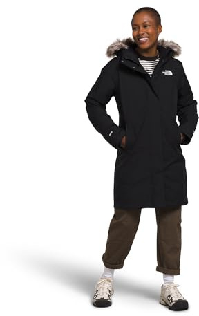 The North Face Women's Arctic Parka - Waterproof Shell, Recycled Down Insulation, & Adjustable Hood, TNF Black-NPF, X-Large