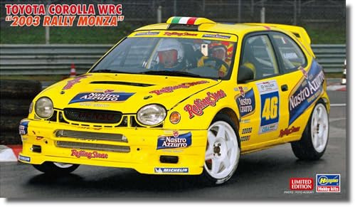 Hasegawa - 1/24 Toyota Corolla WRC, 2003 Rally Monza - Plastikmodellbausatz