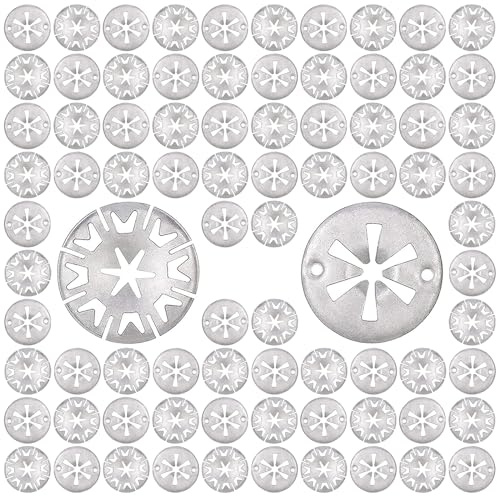 80 Stück Hitzeschutzblech Reparatursatz,Car Klemmscheiben Hitzeschutzblech,Edelstahl Sicherungsscheiben,Ø 30mm für Hitzeschilden unter Der Motorhaube Eines Autos