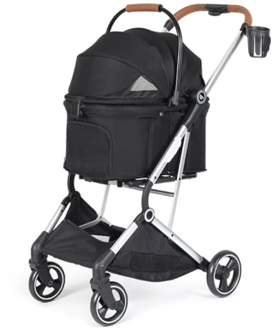 Hundewagen Hundebuggy Katzenwagen Hunde-/Katzen-Haustier-Kinderwagen, Schnell Zusammenklappbarer Hunde-Kinderwagen Für Kleine, Mittelgroße Haustier-Ausrüstungs-Kinderwagen, 44 Lbs Tragfähigkeit Hausti