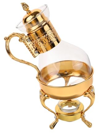 CIYODO Arabic Coffee Pot Turkish Teapot Glass Cups Tray Vintage Hotel Style Serving Pot European Design