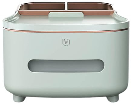 MagiDeal Taschentuchbox-Abdeckung, Serviettenbox-Halter, Schreibwaren-Desktop-Organizer, Taschentuch-Aufbewahrungsbox, Taschentuch-Etui für Schlafzimmer, GrÜn