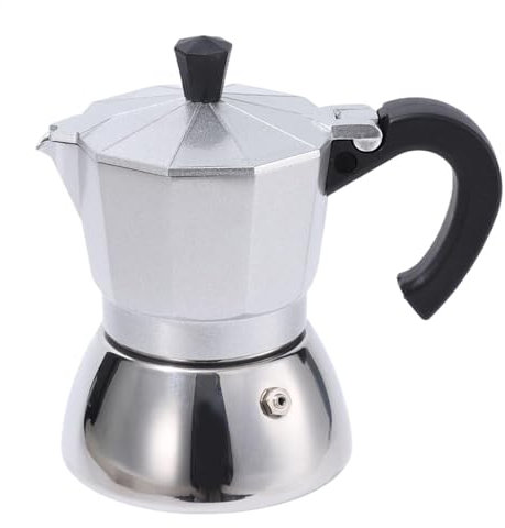 Macchina Per Caffè Espresso Da Piano Cottura | Caffettiera Vintage In Metallo | Classica Caffettiera Italiana, Bollitore Compatto Per Caffè Espresso E Caffè, Accessorio Durevole Per La Preparazione De