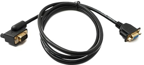 SYSTEM-S D Sub15 Kabel 150 cm HD VGA 15 Pin Stecker zu Buchse DB15 Winkel Right Angled