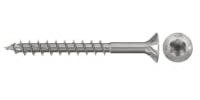 fischer PowerFast II CTP 3.5 x 35 A2 200 Chipboard Screws Countersunk Inner Star TX Socket Partial Thread A2 Stainless Steel for Flush Mounting in Wood (Pack of 200)