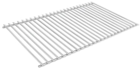 Edelstahl-Grillrost 50 × 33 cm | Rahmenlose Ausführung ohne Griffe