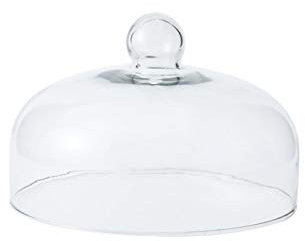 XIALIUXIA Mikrowellenabdeckhaube/Mikrowellen Abdeckung/Fliegenhaube,Hotel Restaurant Food Dome Cover, Fruit Cover Verdickte bleifreie Glaskuppelabdeckung Leicht zu reinigende Käse- und Kuchenkuppel