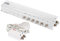 TV & Radio Signal Booster Aerial Amplifier, Labgear 6 Way 12V DC Line Powered Signal Distribution Amplifier with F-Type Connections, Professional Booster with IR Bypass (Power Label may vary)