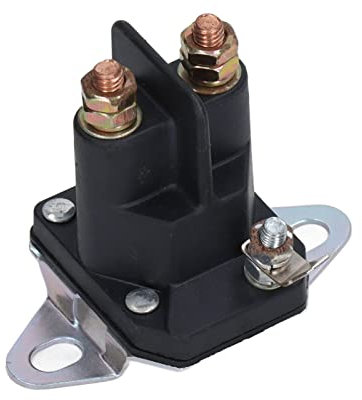 Agatige Relè Solenoide Avviamento 12V per Trombetta Tosaerba Motoslitta Golf Cart Trattorino, Solenoide di Avviamento del Trattore Tosaerba Solenoide di Avviamento del Trattore Tosaerba Equitazione