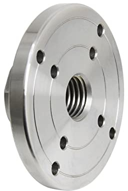 Connettore di accoppiamento flangiato, accoppiamento albero dentato, piastra frontale for tornio for legno da 2 3 4 6, piastra frontale flangia filettata M33 / 1 pollice / M18 Accessori for utensi