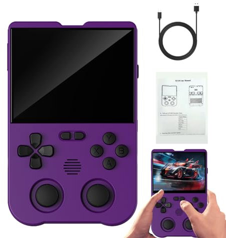 Retro Handheld - Juegos de mano con batería de 3000 mAh, pantalla táctil de 3.5 pulgadas, emulador de mano, soporta múltiples emuladores, regalos de cumpleaños para niños