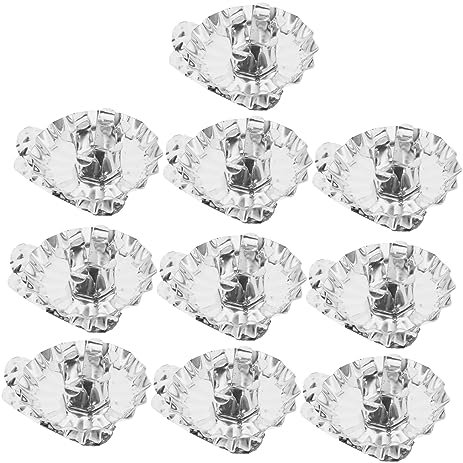 RORPOIR 10 Stücke Weihnachten Baum Kerze Clips Metall Clip Auf Kerzenhalter Kerzenhalter