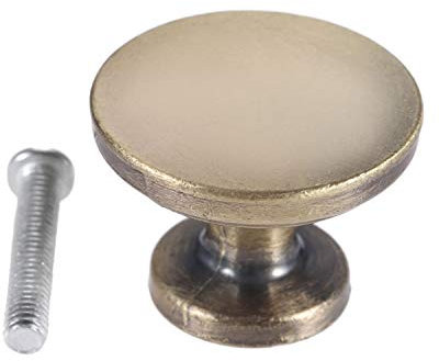 TRENTSNOOK 1Pc Zink-Legierung Küchentür Schubladenschrank Schrank Pull Griff Knöpfe Schrank Griffe mit Schrauben Möbelbeschläge Silber