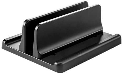 GERUI Supporto per laptop salvaspazio regolabile con base isolata