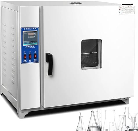 Horno Industrial De Calentamiento Eléctrico, Horno De Secado Por Chorro Eléctrico De 16 L, Horno De Secado, Horno De Laboratorio/Control Preciso De Temperatura Con Parrilla De 2 Niveles