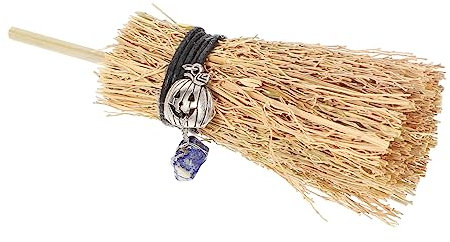 Healvian Balai De pour Halloween Accessoire De Fête Décoration Suspendue Balai De Halloween