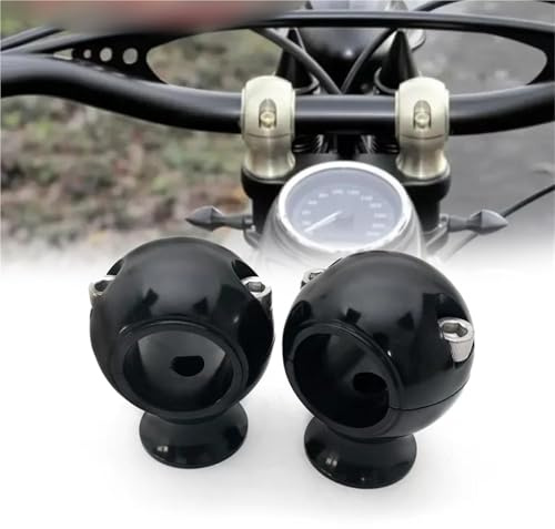 POEWRI 1.25'' Handlebar Riser Kit Motorcycle Fat Round Handle Bar Heigh Up Clamp For H&arley Softail Fat Boy Heritage Heritage Dyna 90UP