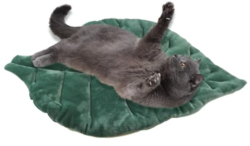 Katzenbett-Matte – Katzendecke | Haustier-Bettwäsche | Baumwoll-Katzenmatte für kleine Haustiere | waschbares Kissen mit rutschfester Unterseite für drinnen und draußen, Boden, Autositz, Kiste
