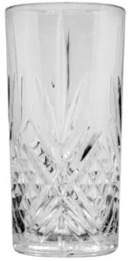 Tumbler alto infrangibile in policarbonato, stile retrò per momenti indimenticabili. Confezione da 6 pz di bicchieri hiball vintage per drink, cocktail e gin tonic. Bicchieri long drink da 350 cc